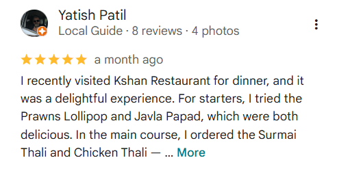 Review regarding Solkadhi